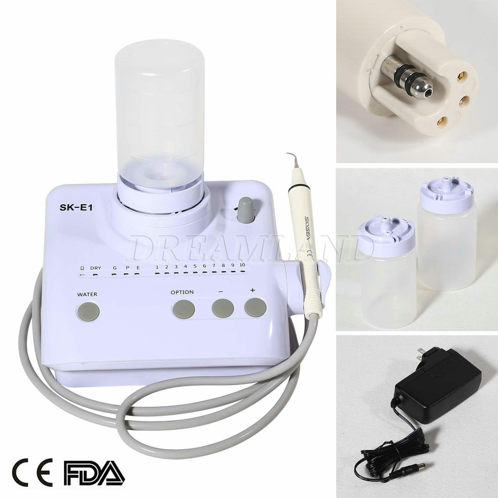 Dental Ultrasonic Scaler LED/No-LED Detachable Handpiece Scaling Perio Endo EMS