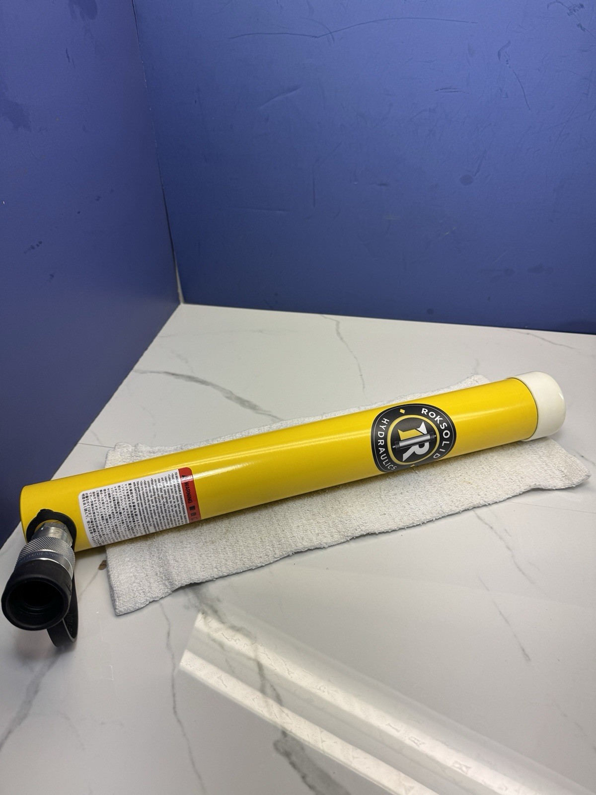 10 ton 14 inch stroke single acting cylinder with internal return spring HD NEW!