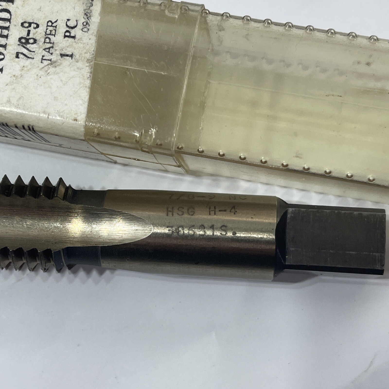 Lot of 4 Besly & Thundertap Assorted Large Taps 2x 7/8″ taper, 3/4″, 1/2″ READ