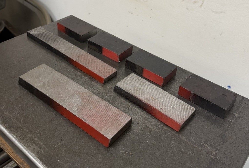 4140 Alloy Steel Bar Lot – Round/Flat/Cutoff Pieces – 7 Pieces – 10.15 LBS
