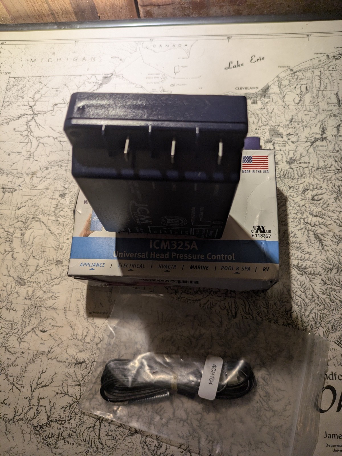 icm325a Universal low ambient Head Pressure Control for heat pumps NEW OPEN BOX