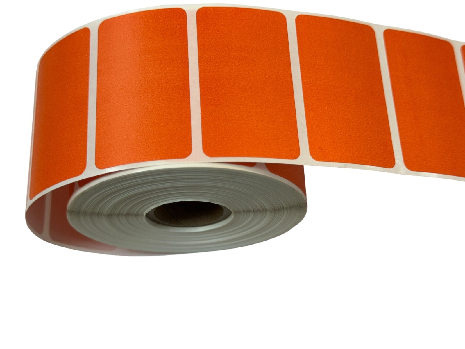 750 4”x 2″ Direct Thermal Labels ORANGE Color coded Zebra Stickers (4 Rolls)