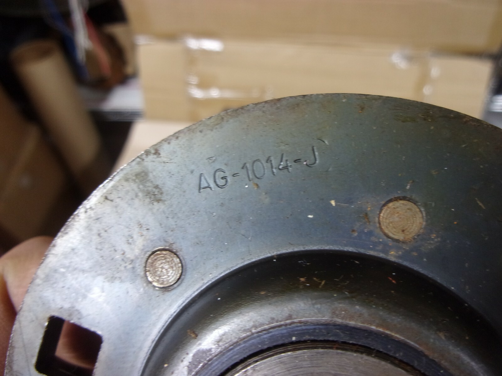 AG-1014-J Planter Grain Drill Disc Disk 7/8″ Pressed Steel 3-Bolt Flange Bearing