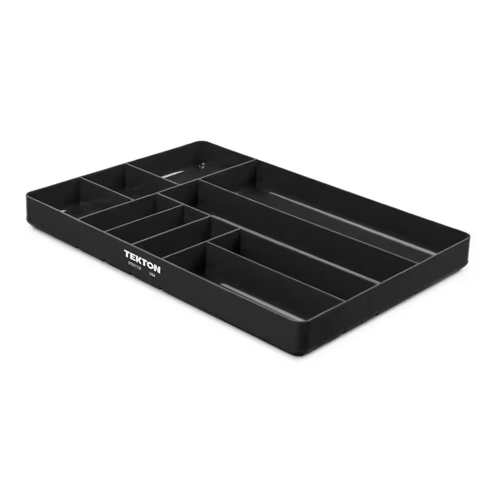 10-Compartment Organizer Tray (Black)