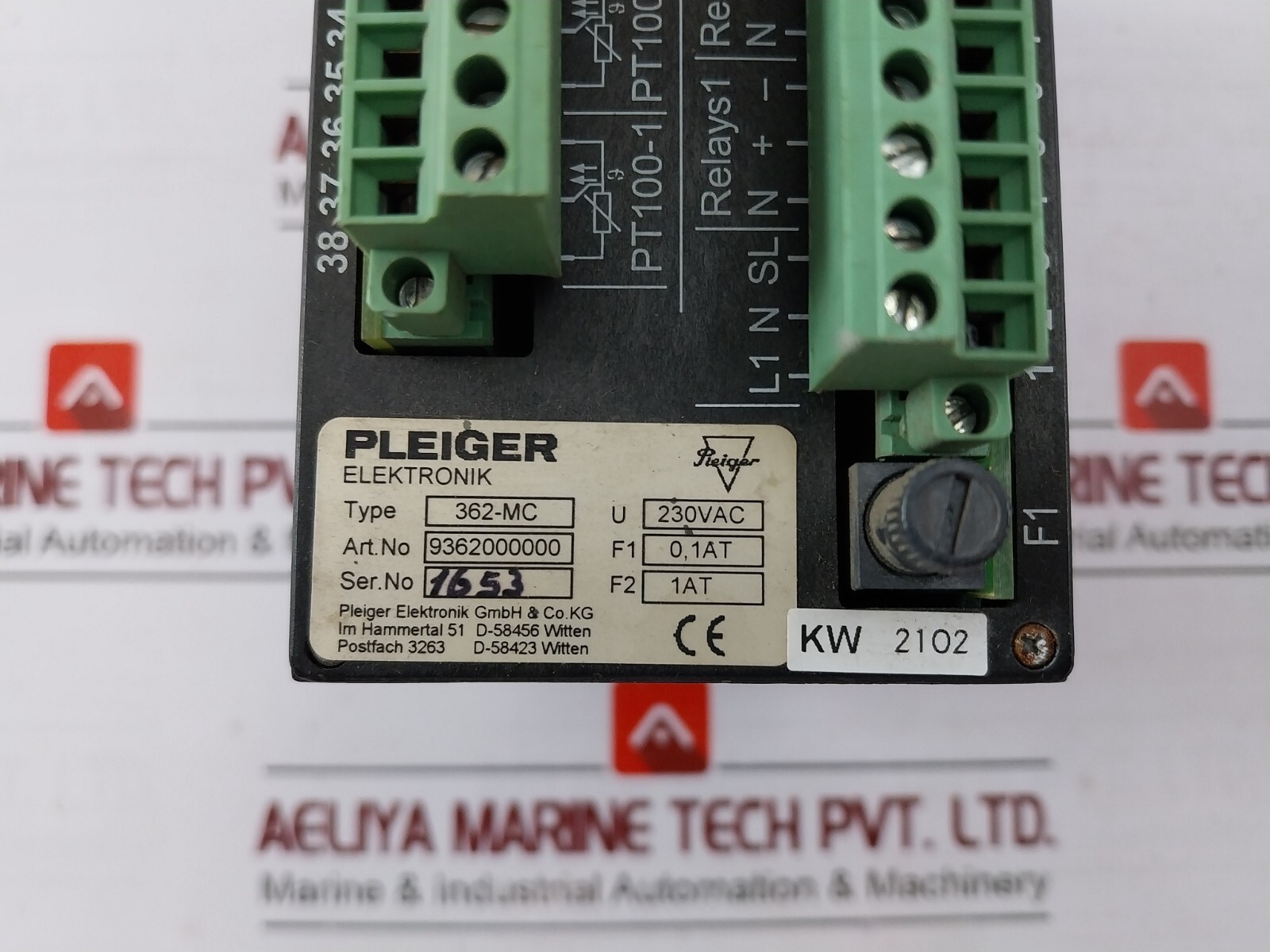 Pleiger Elektronik 362-MC Multifunction Controller 9362000000 (Not Working)