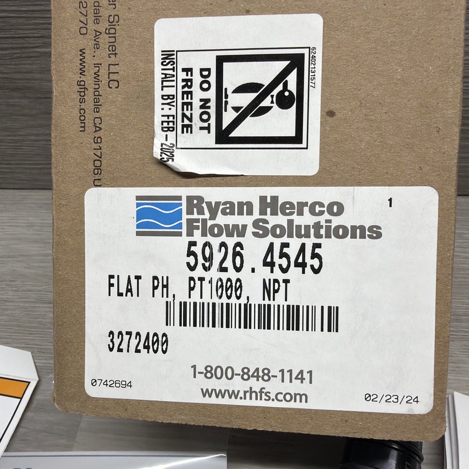 Georg Fischer GF Signet 159001545 3-2724-00 DryLoc 2724 pH Sensor, New