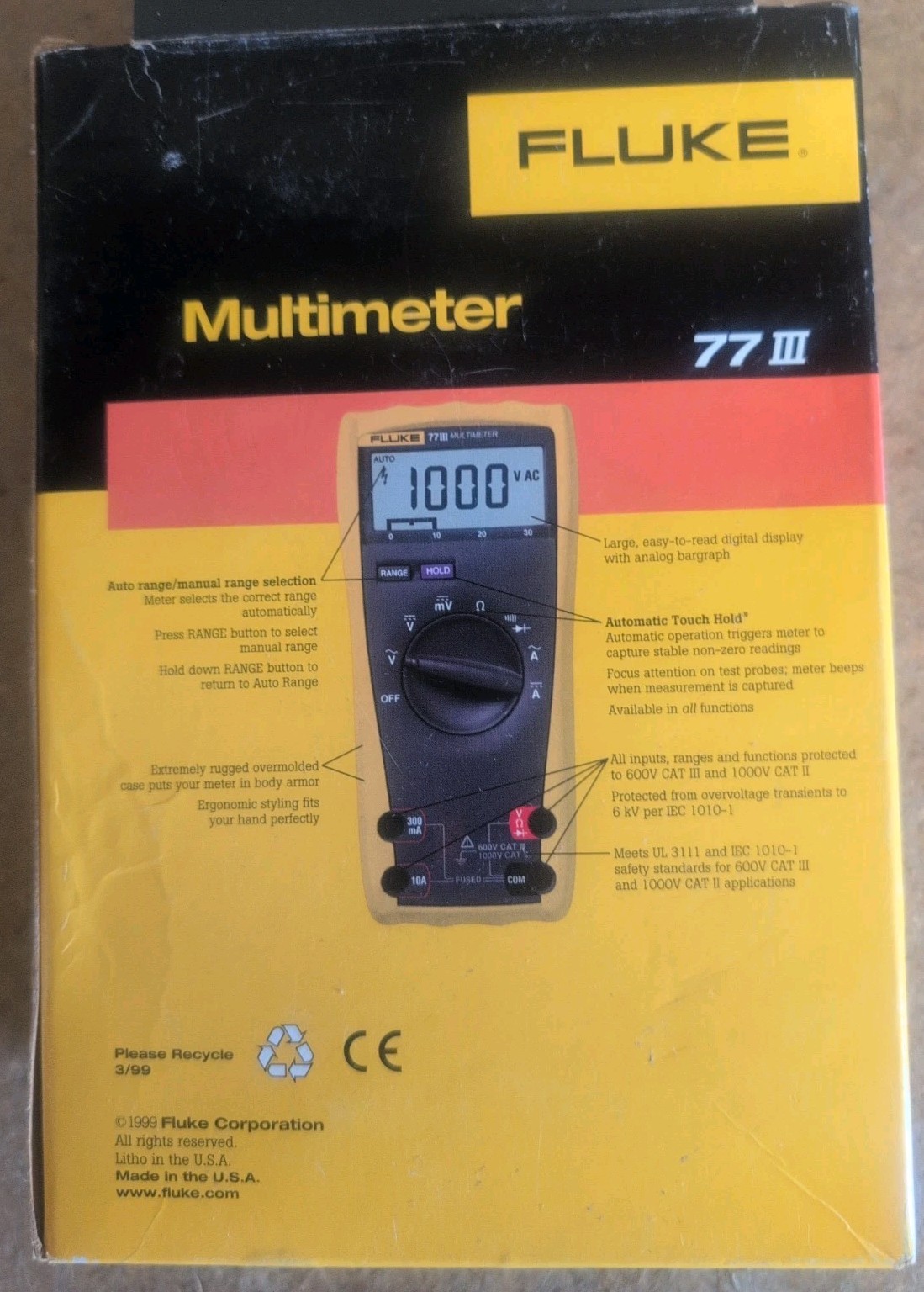 FLUKE 77III (77-3) Multimeter