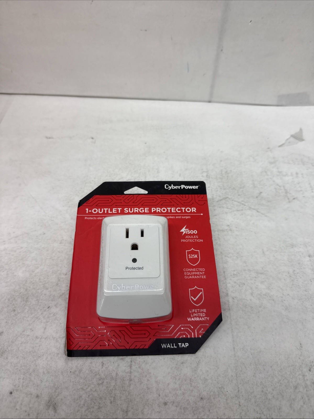CyberPower B100WRC1 White Essential Surge-Protector Wall Tap