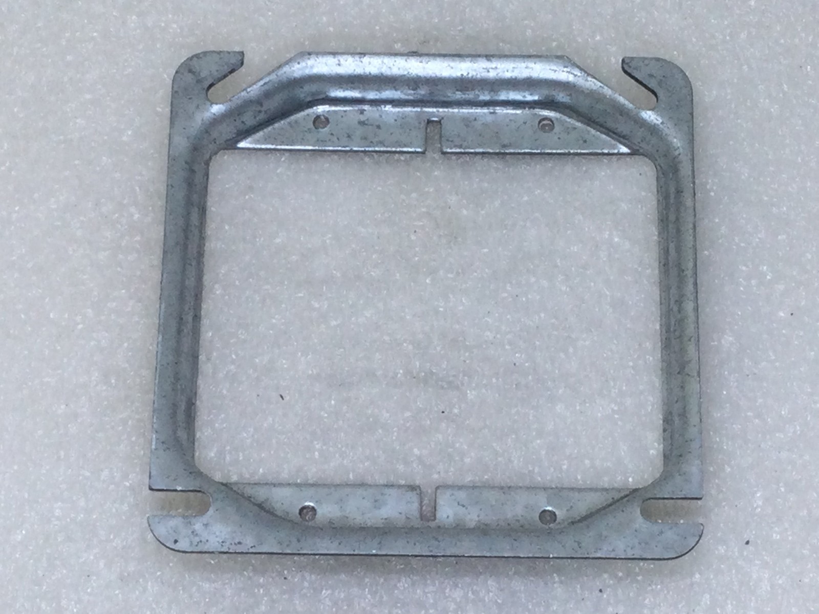 Lot of 12 Mixed Brands 1/2″ Raised 4″ Square Double Gang Mud Ring