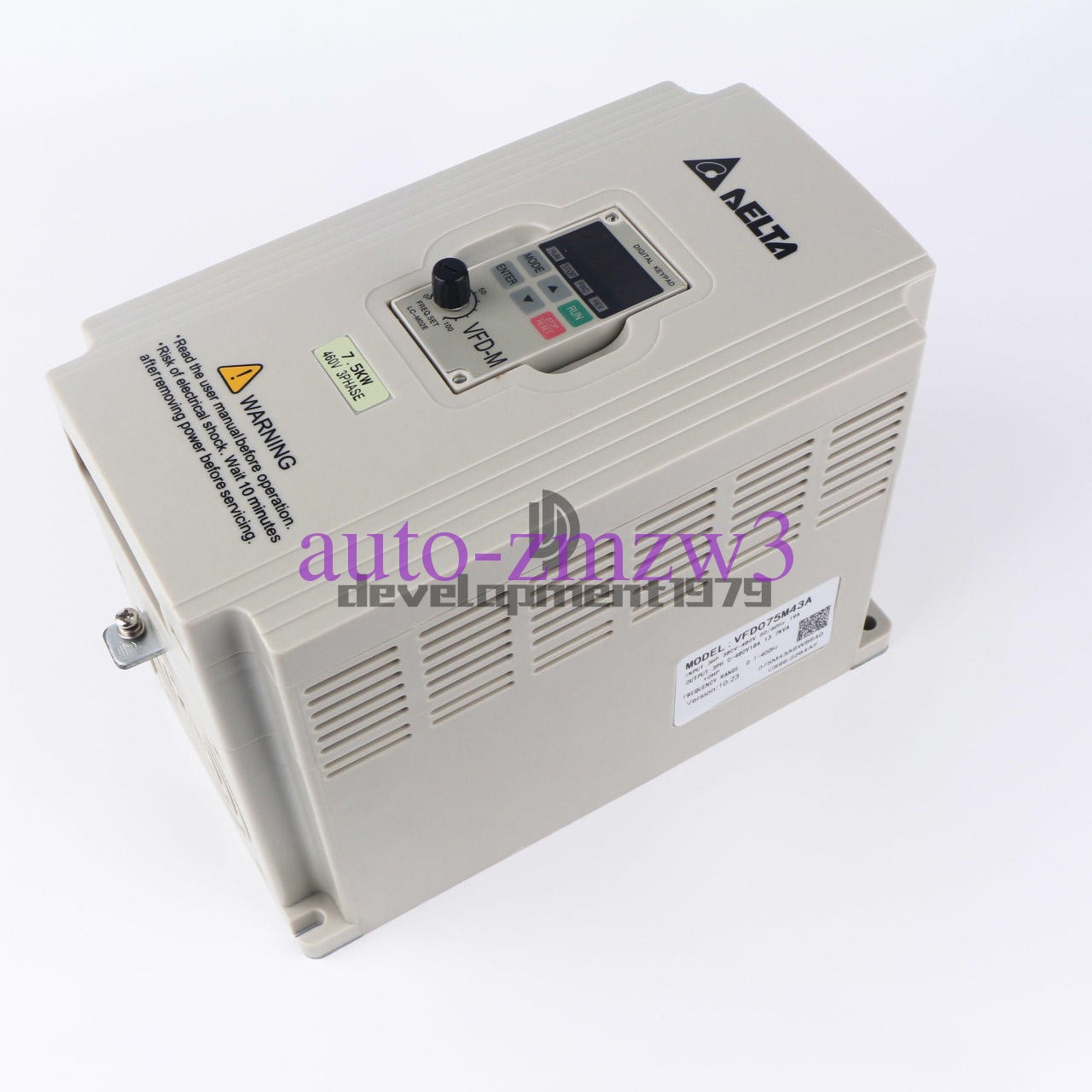 ONE Delta VFD075M43A 7.5KW 380V Inverter