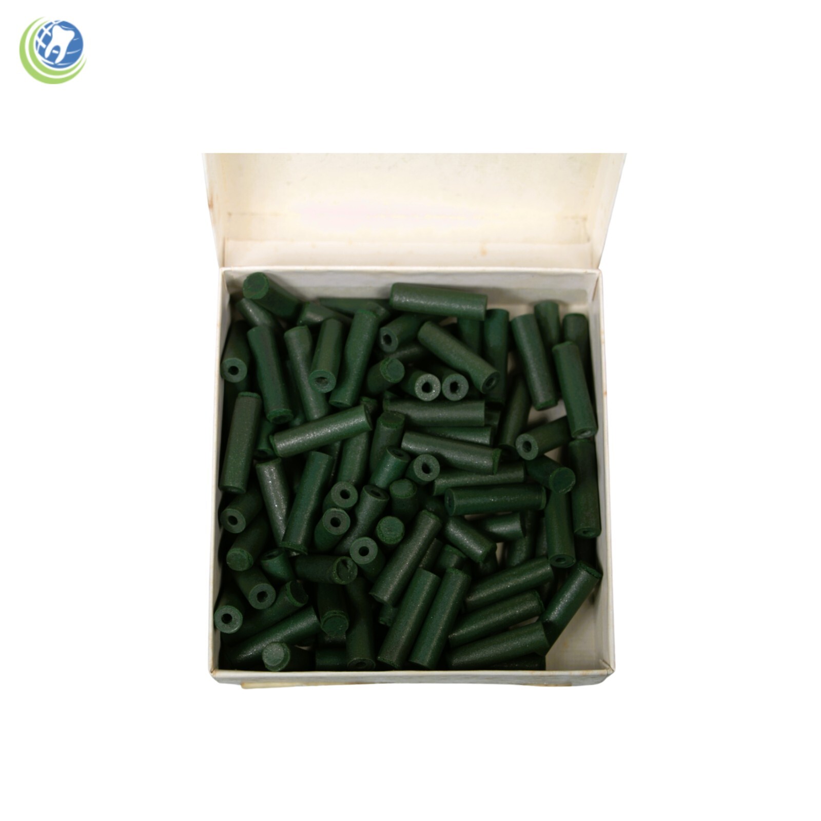 DENTAL LABORATORY JEWELRY RUBBER POLISHING POINTS GREEN 1/4″ X 7/8″ 100/BOX