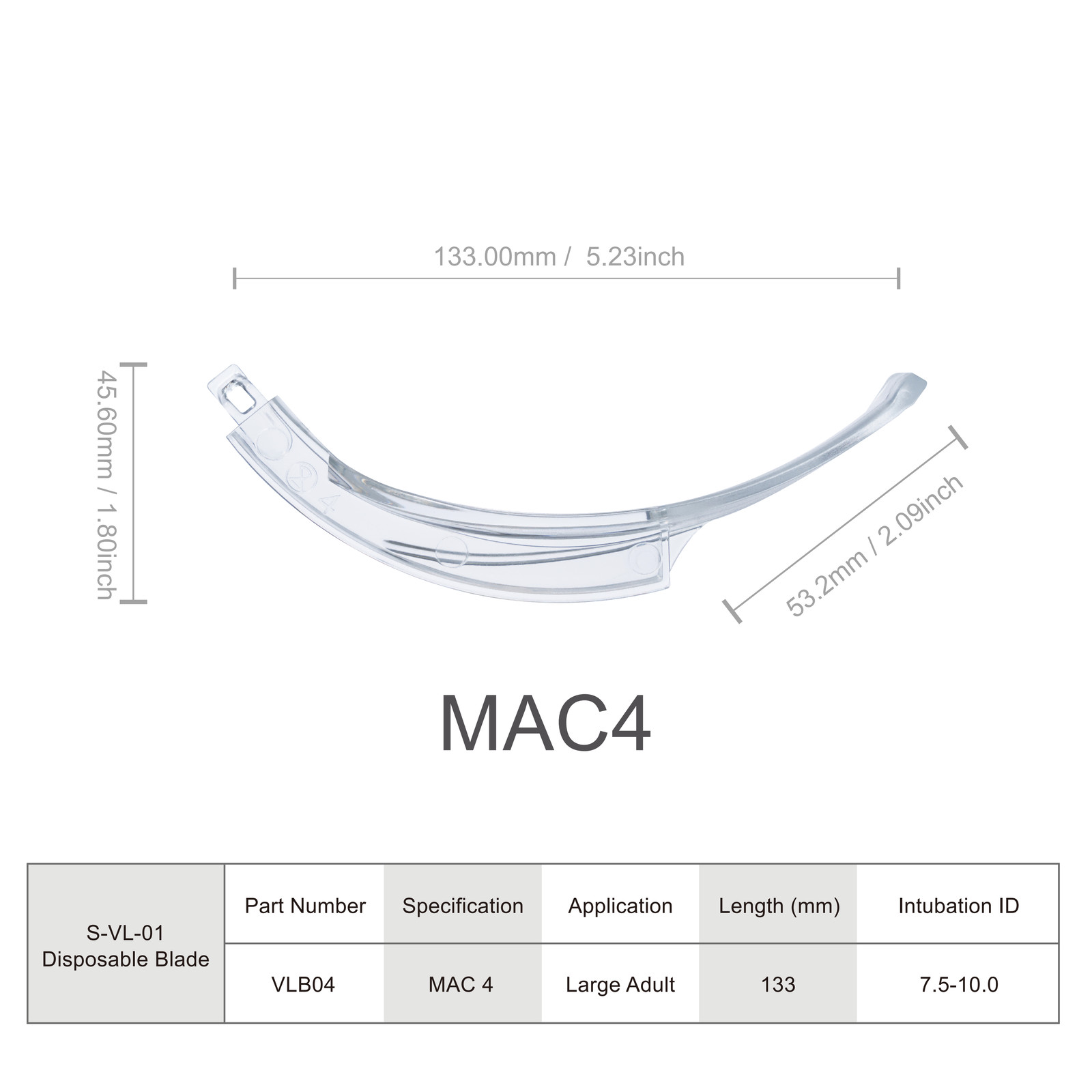 (US Delivery)  Touchscreen Video Laryngoscope with disposable blades(MAC2/3/4)