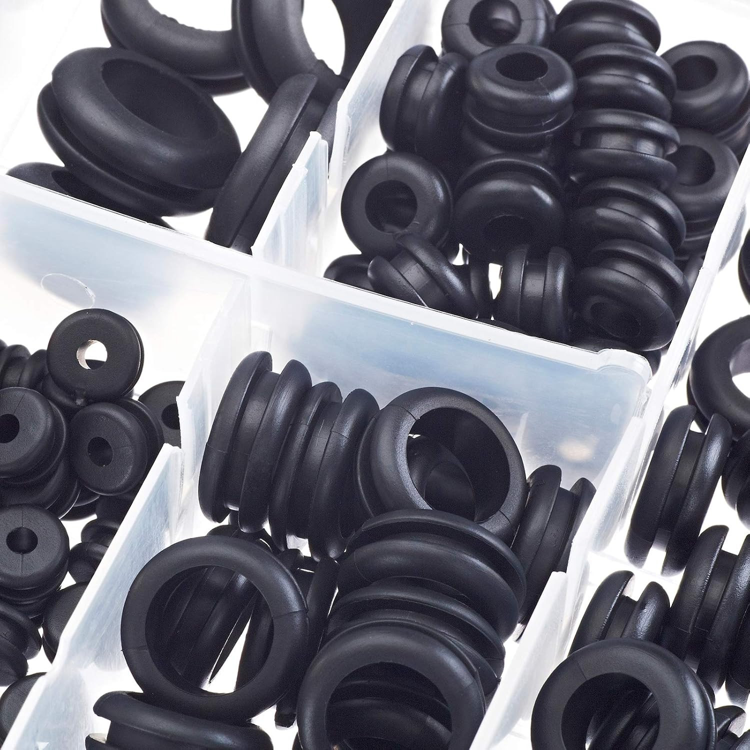 200 PCS Rubber Grommet Kit for Firewall Hole Plugging – Assorted Sizes!
