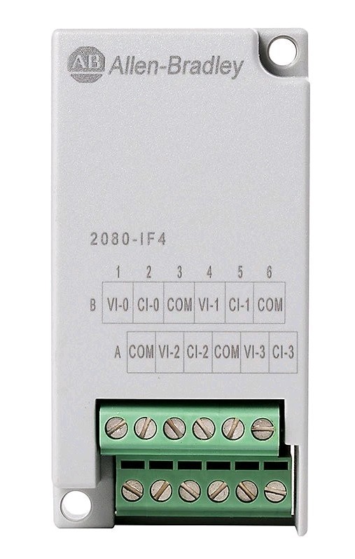 AB 2080-IF4 AB Micro800 4 Point Analog Input Plug-In
