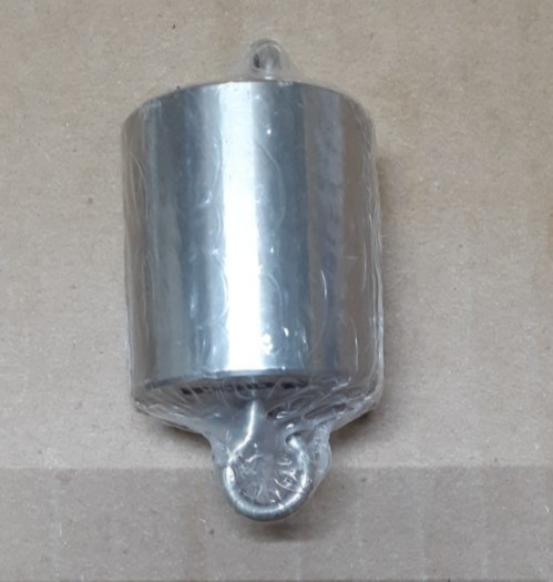 Double Hooked Weight Stainless Steel 200 grams (0.44 Lbs.) Eisco Labs