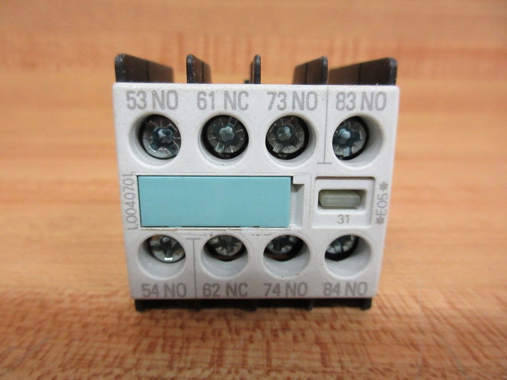 Siemens 3RH1911-1FA31 Auxiliary Switch Block 3RH19111FA31 (Pack of 6)
