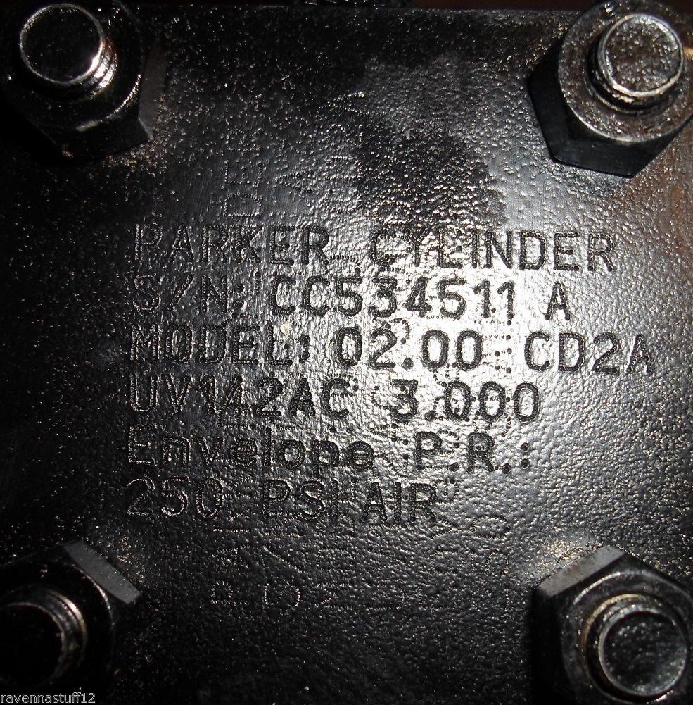PARKER 02.00 CD2AUV142AC 3.000 SERIES 2A PNEUMATIC CYLINDER (NEW NO BOX)