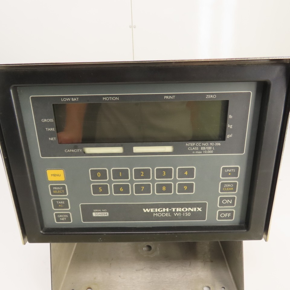 Weigh-Tronix WI-150 Digital Weight Indicator Scale Display Nema 4 (Clean)