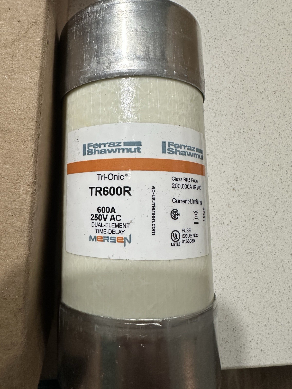 Mersen TR600R. 600A Electrical Fuse 250v, Class RK5