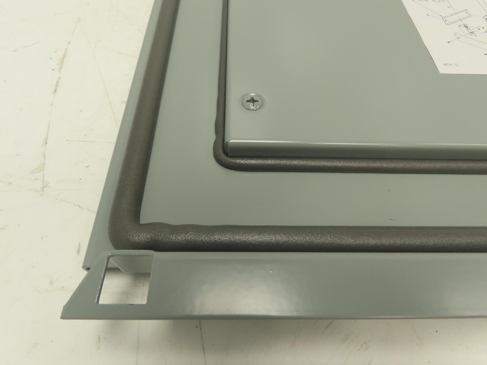 Hoffman X-GP66F Electrical Enclosure Fixed Steel Gland Plate 20×20″ Type 12 Gray