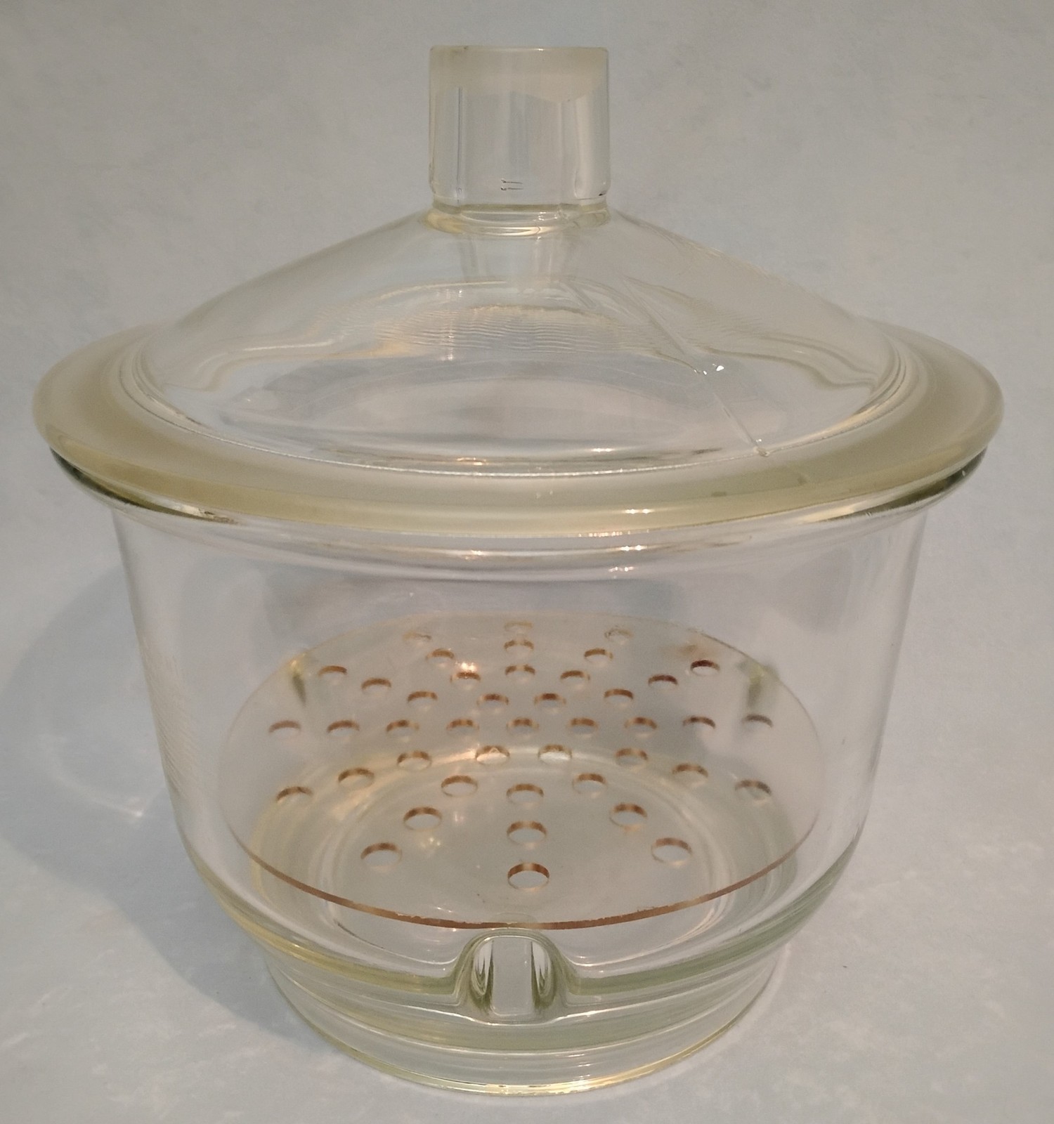 Corning PYREX Glass 10.5 L Large Vacuum Desiccator 11.5” Outside Diameter