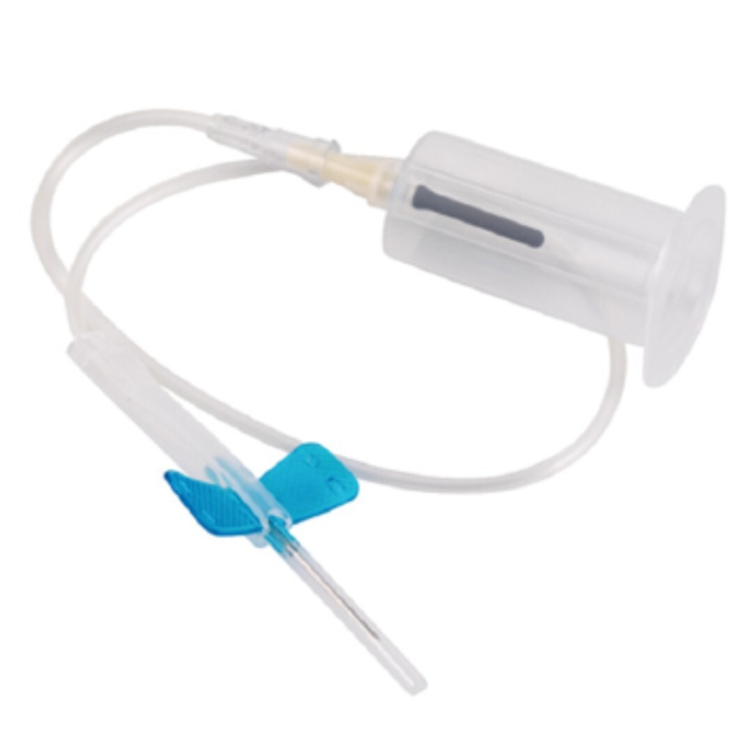 23G Safety Butterfly with Pre-attached Holder-100 Pcs