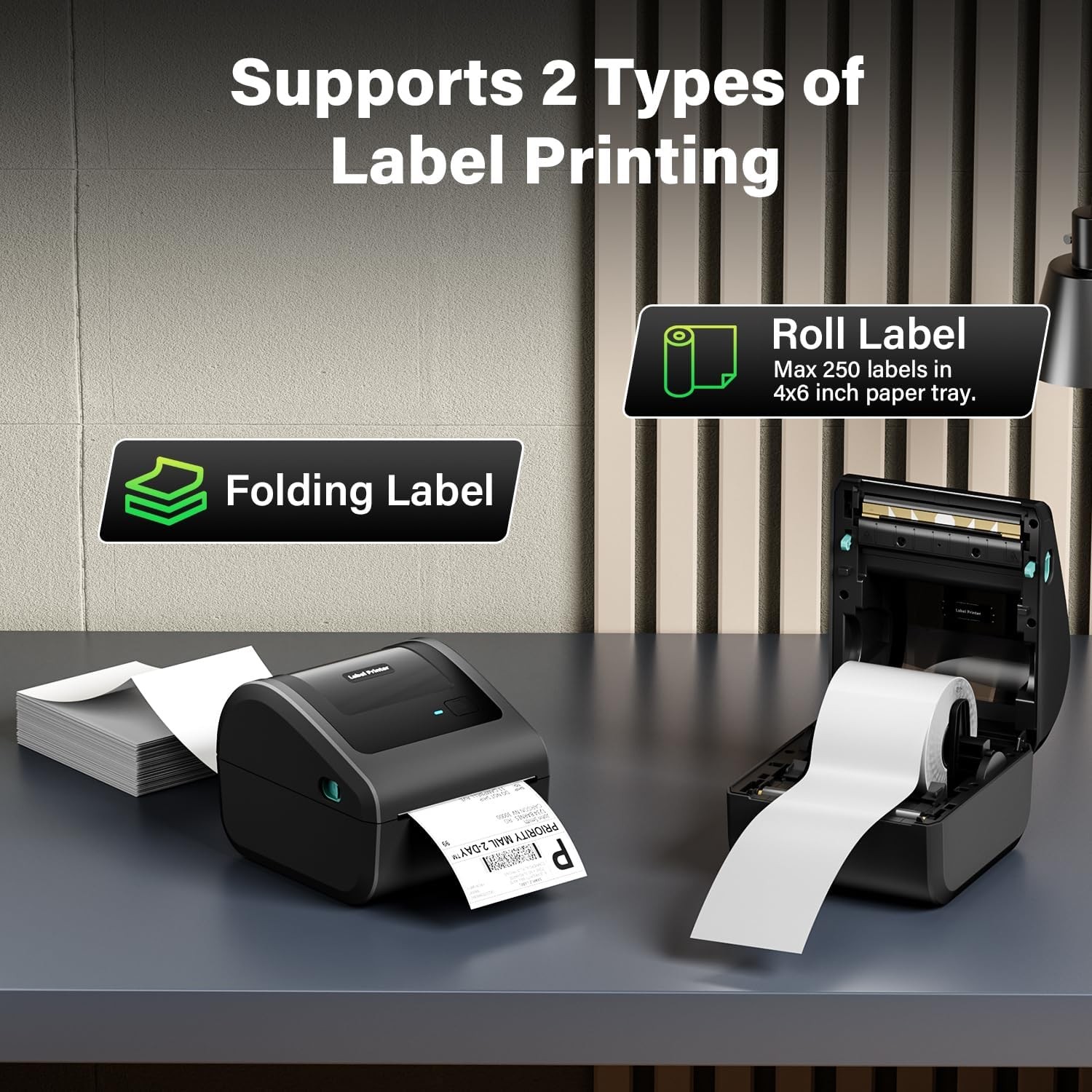 Phomemo Bluetooth Shipping Label Printer 4×6 Thermal for USPS FedEx UPS