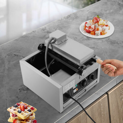 Egg-Shape Waffle Making Machine Mini Electric Waffle Making Baking Machine 1800W