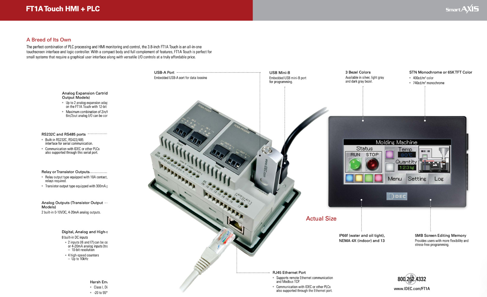 FT1A-C14KA-B IDEC FT1A Programmable Controller