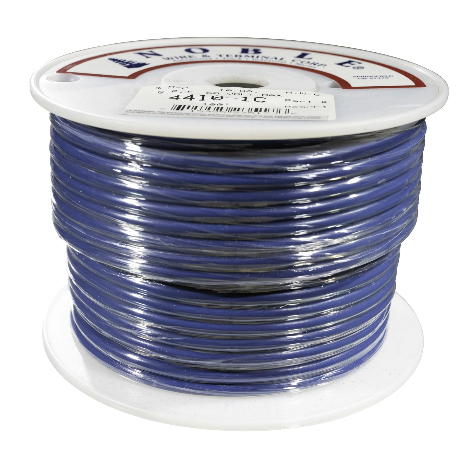 Noble 10 Gauge Primary Automotive Wire – GPT Stranded Copper, 10 AWG Made in USA