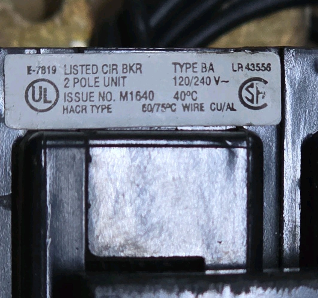 Eaton BAB2100S 100 Amp Shunt Trip Breaker Bolt-On 100 Amp 2 Pole 120/240v