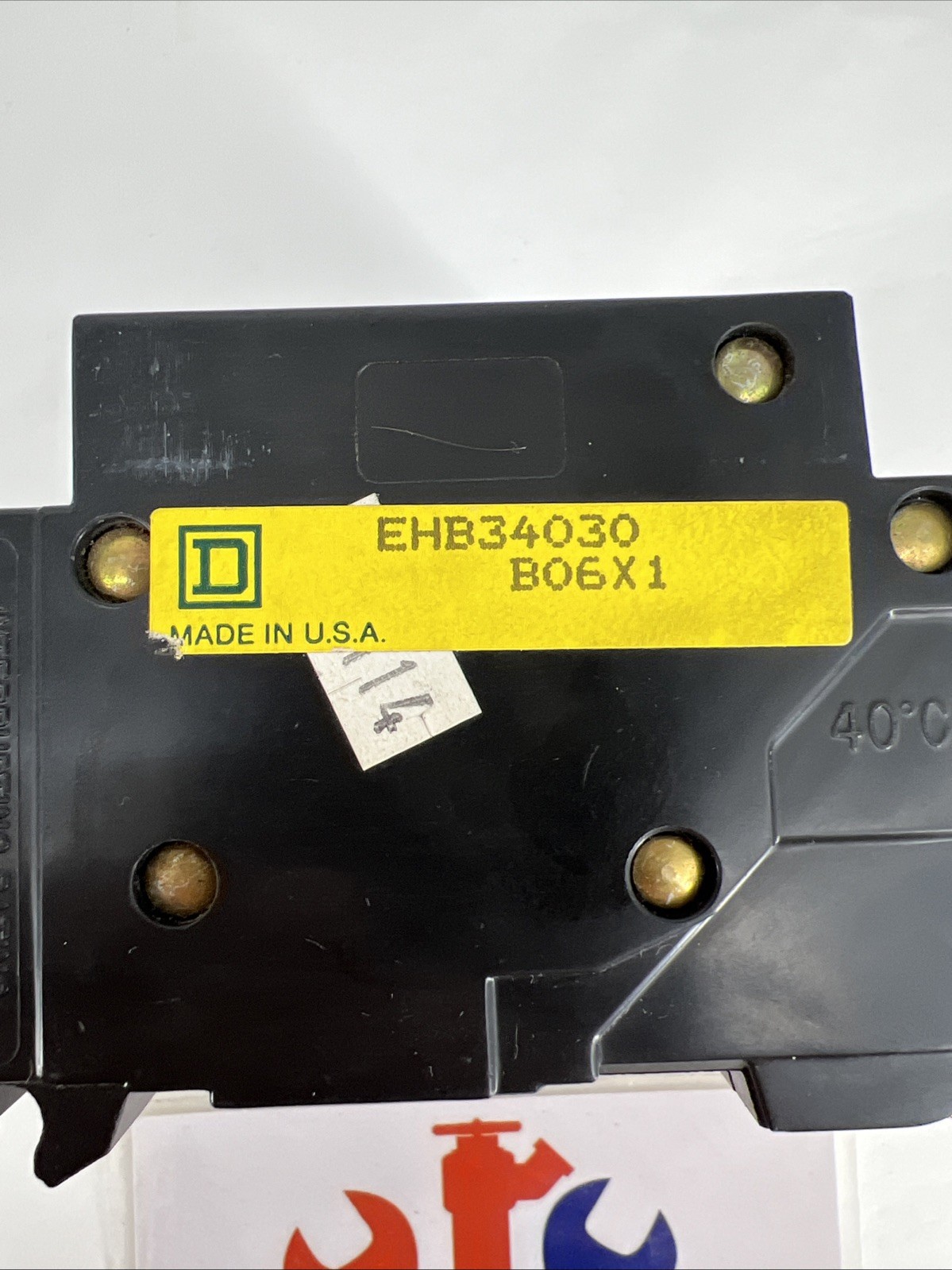Square D EHB34030 Circuit Breaker, 30A, 480Y/277V, 3 Poles, 3 Phase,Bolt-On, USA