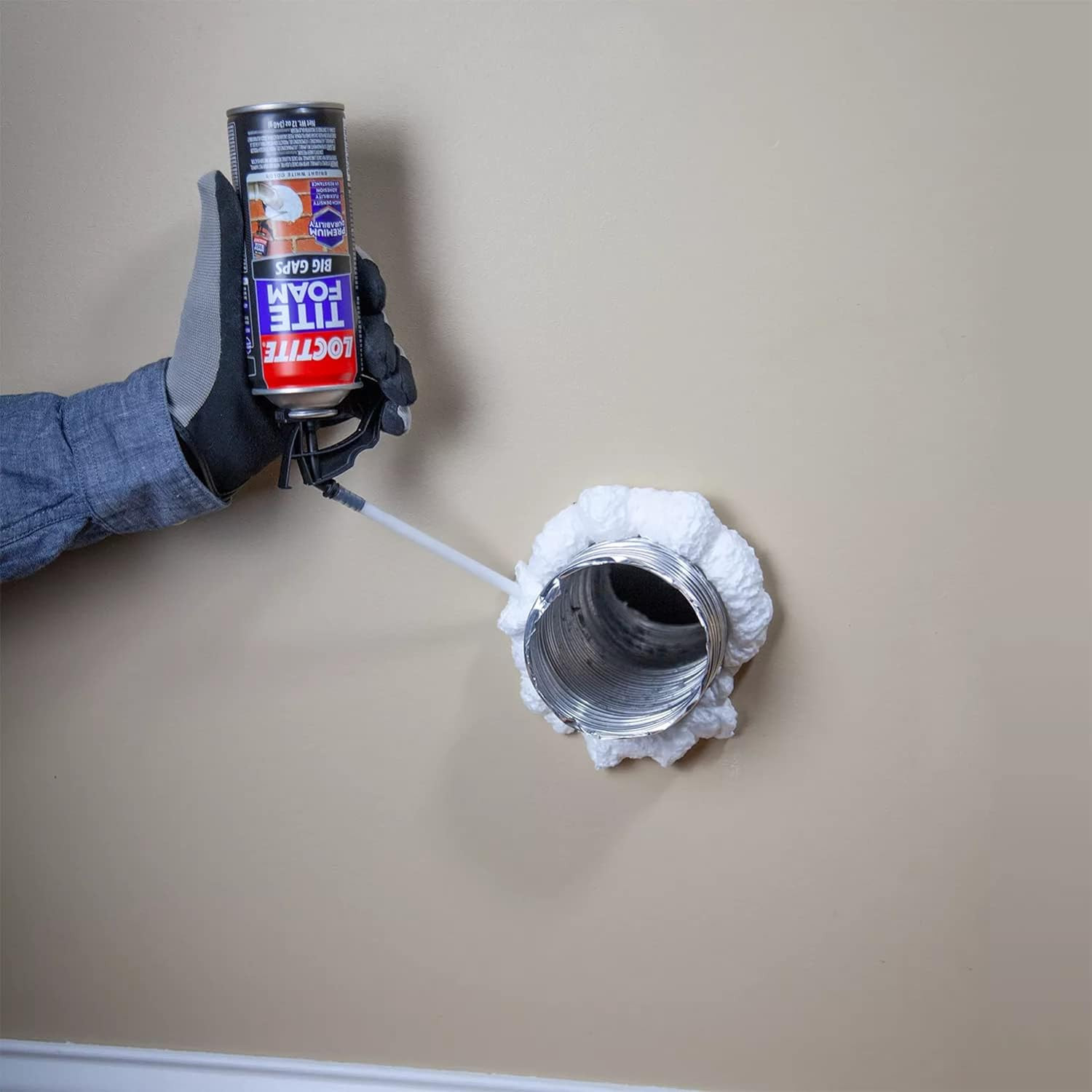 Loctite Tite Foam Big Gaps Spray Foam Sealant, Polyurethane Expanding Insulation