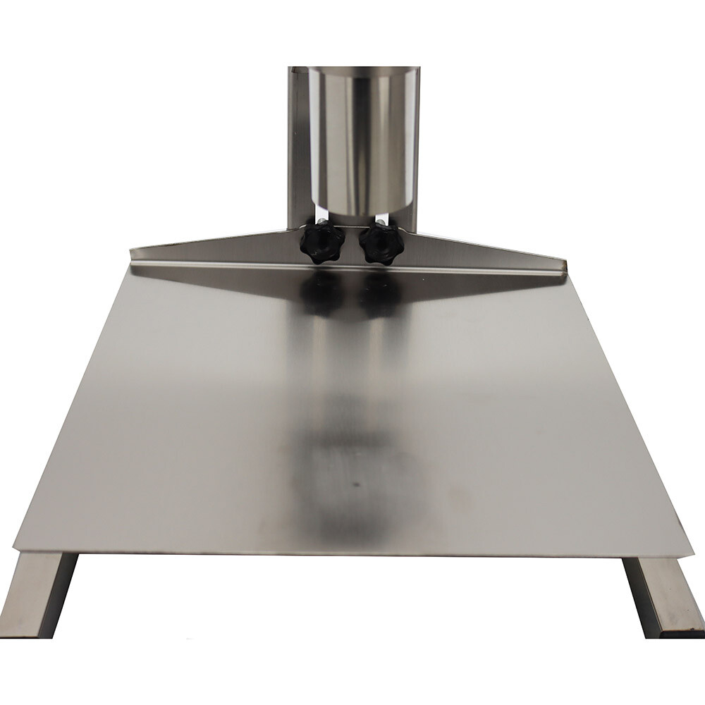 Stainless Steel Manual Feeding Hopper with Support Stand 0.8″/2″/3.9″