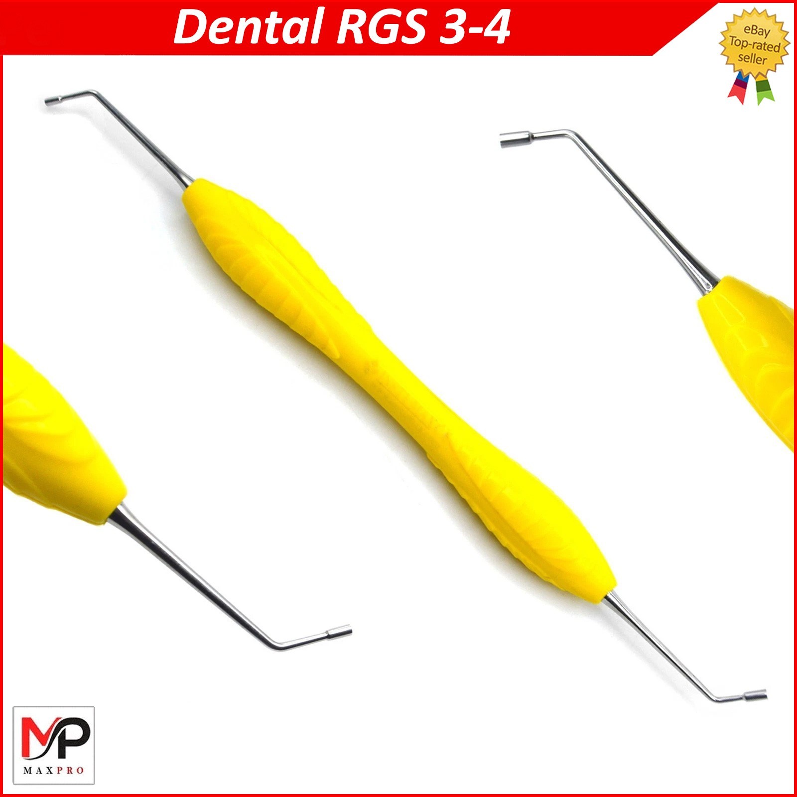Dental Instrument RGS 3-4 Silicone Handle Depth Dimensions for Restoration