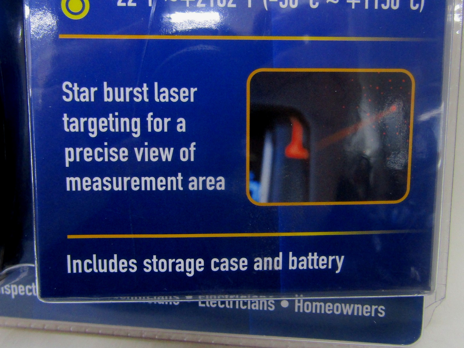 AMES Professional 20:1 InfraRed Laser Thermometer IR20