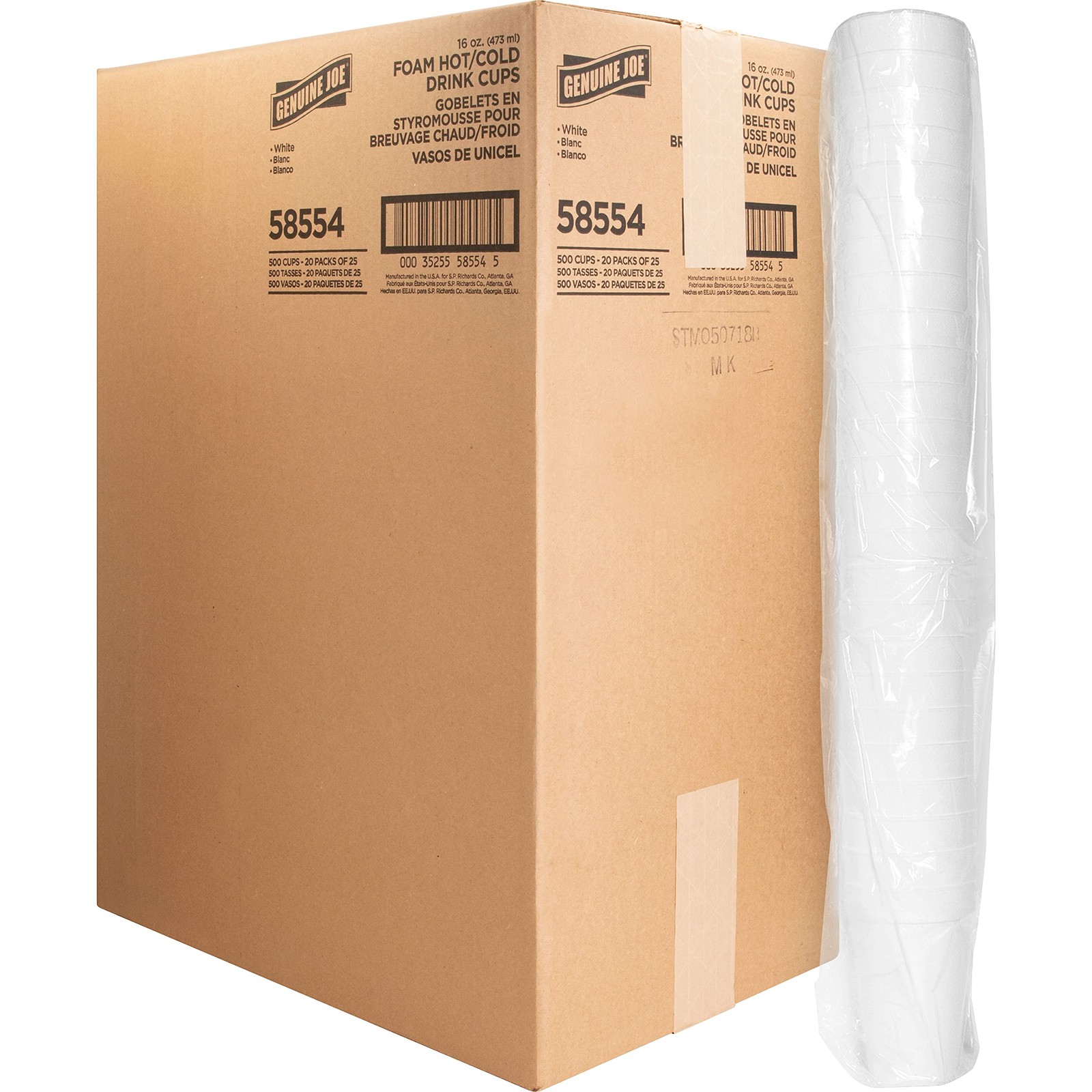 Hot/Cold 16oz Foam Cups (Pack of 500)