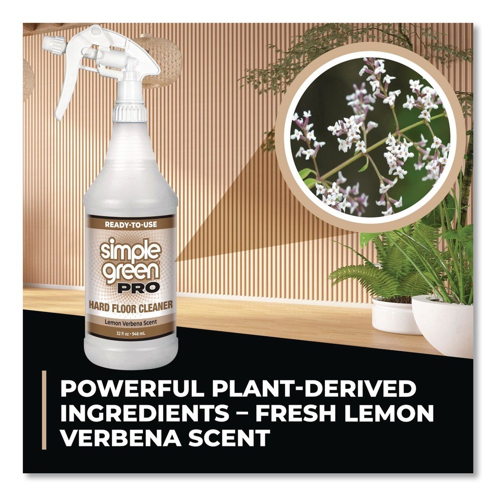 Simple Green 505032 Pro Hard Floor Cleaner – Lemon Verbena Scent (12/Carton) New