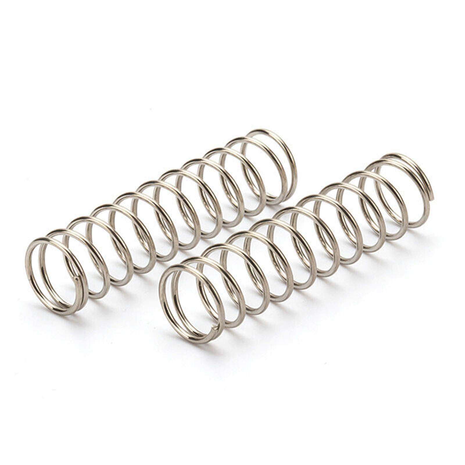 10 Pcs 304 Stainless Steel Spring Compression Pressure Springs 0.6mm Wire Dia.