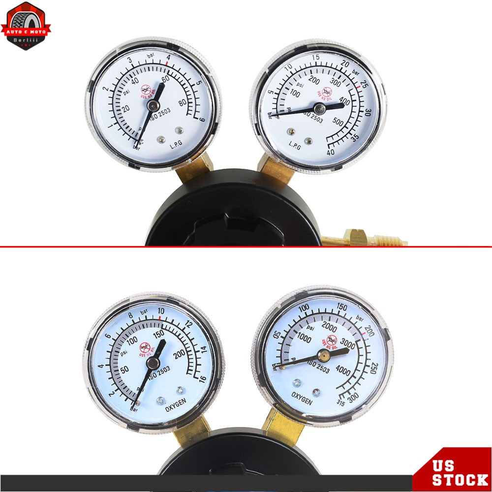 CGA-540 / Acetylene CGA-510 Durable Oxygen And Propane Regulators Oxygen Durable