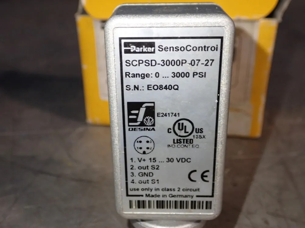 PARKER SCPSD-3000P-07-27 PRESSURE SENSOR 08233142866