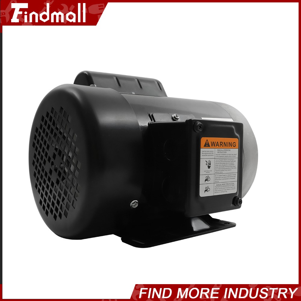 3/4 HP Electric Motor Single Phase 1725rpm 5/8» shaft 115V/230V 56C Frame