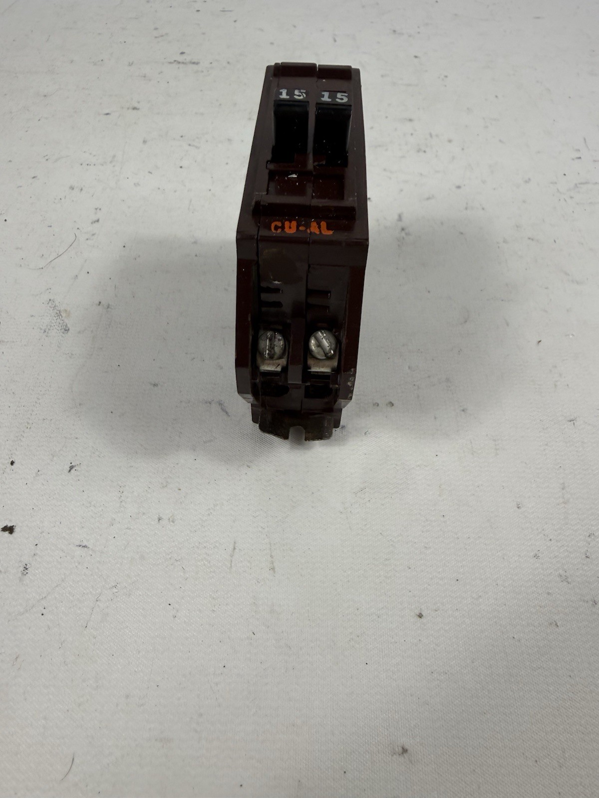 Wadsworth B1515, 1 Pole 15 Amp 120/240V TANDEM Circuit Breaker, Dual 15A Tested