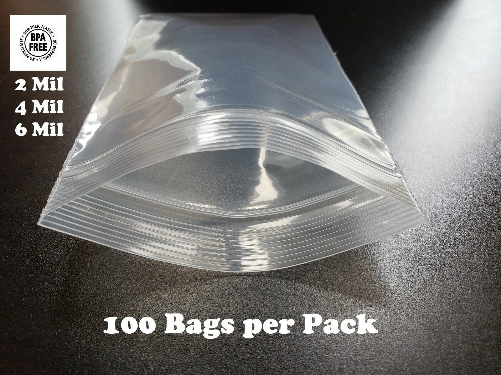 👉 Reloc Zippit Clear Reclosable Zip Bags | 2-6 Mil | 2×3–15×18 | 250-1000 Ct