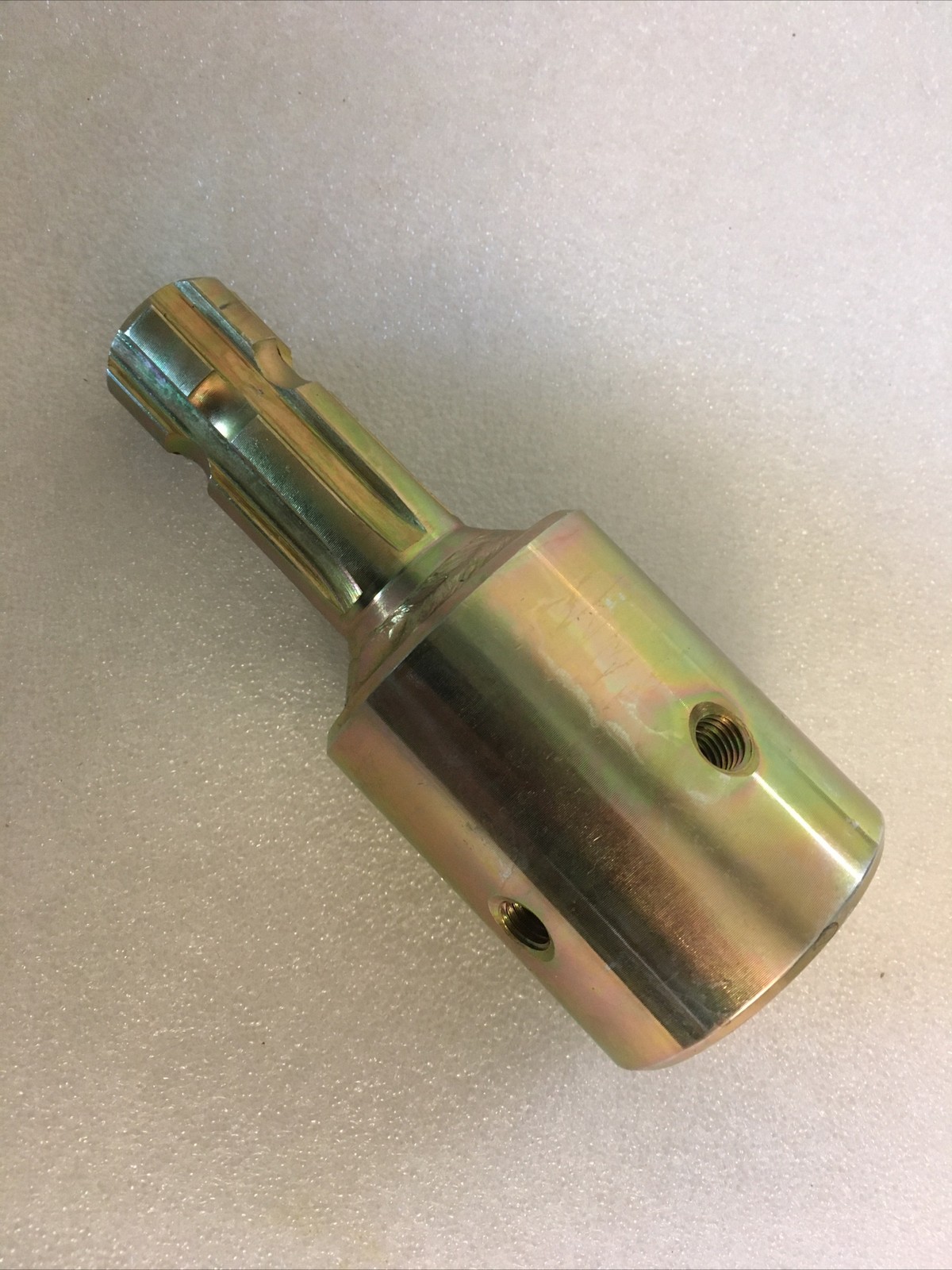 PTO Adapter 1-3/8″ 6 Spl Female x 1-1/8″ 6 Spline Male – Extends PTO 2-7/8″