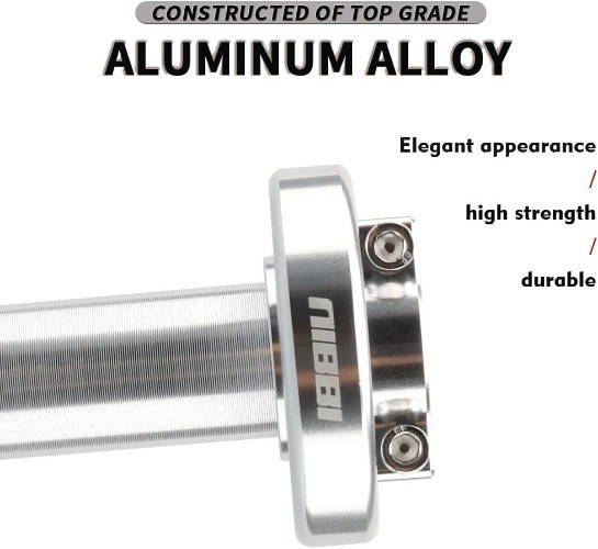 Aluminum 7/8″ Motorcycle Throttle Handlebar Adjust Accelerator C Color: Sliver
