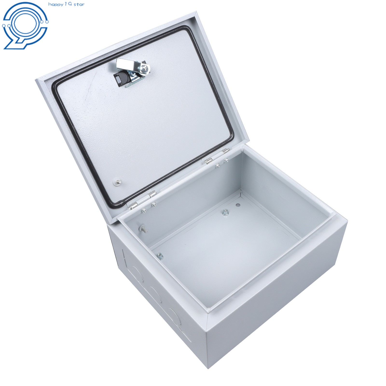 12x10x6″ NEMA 4X IP66 Steel Enclosure Box Weatherproof Lockable w/Mounting Plate