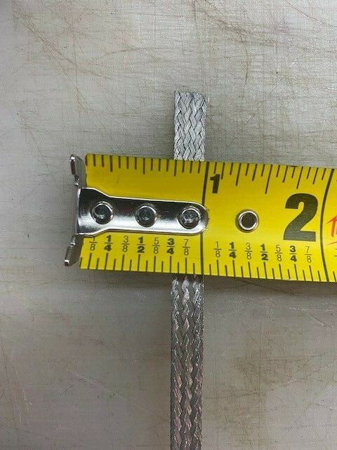 Flat Braid wire 14 AWG 1/4″ wide tubular EFI RF shielding grounding 10′ Sections