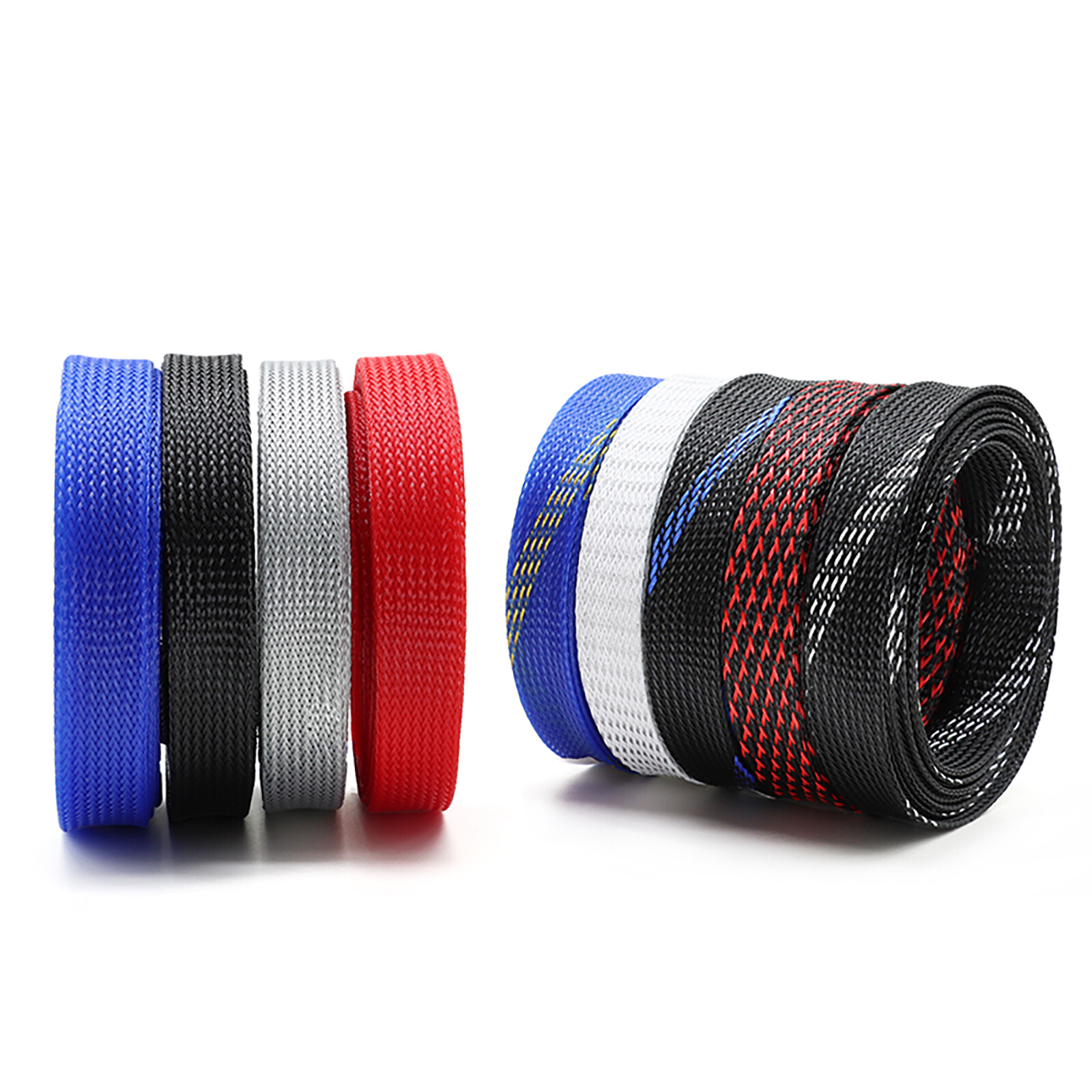1/2″ PET Expandable Wire Cable Sleeving Sheathing Braided Loom Tubing Harness