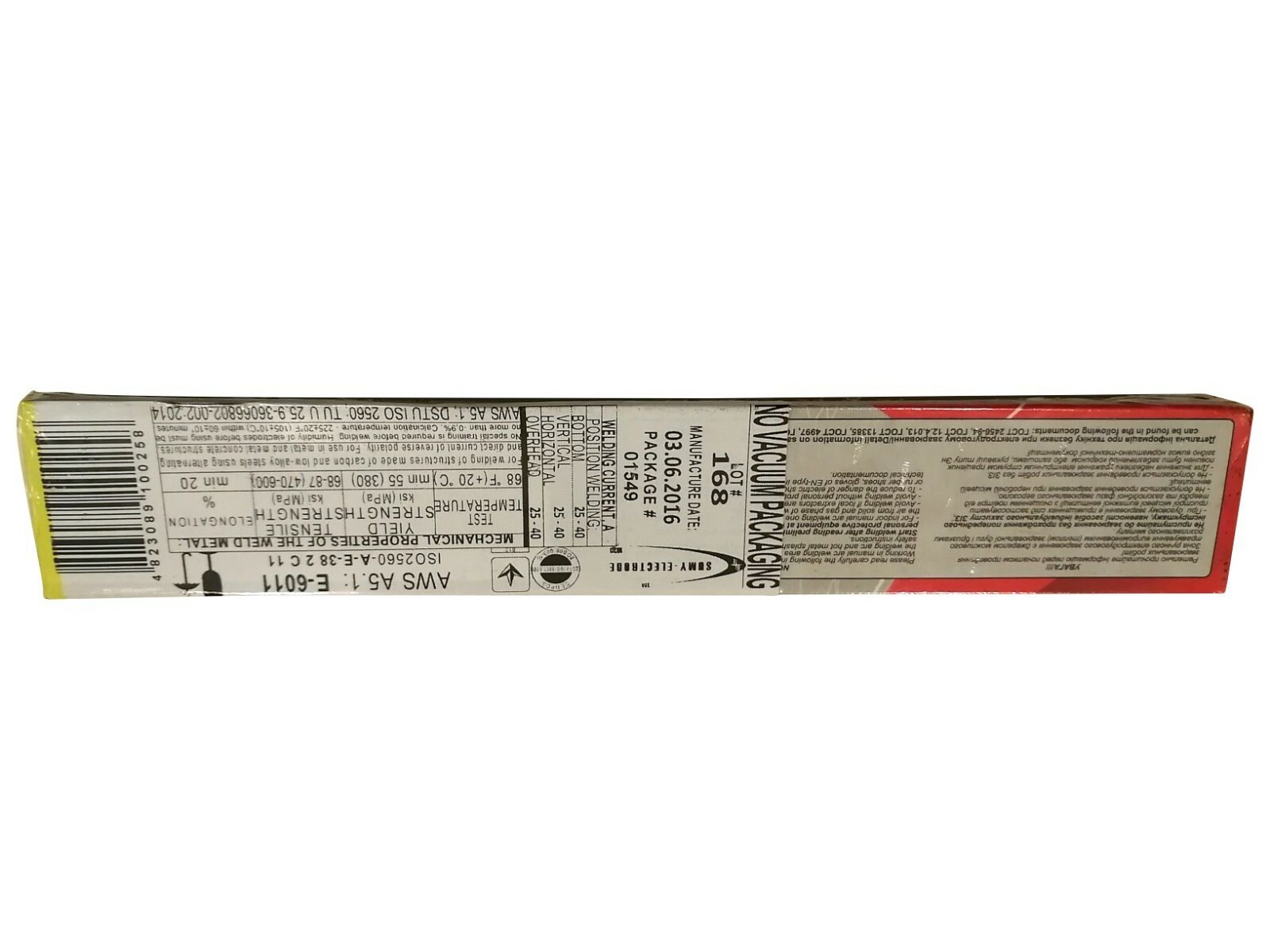 2 E6011 1/16″ Premium SUMY Welding Rods Carbon Steel Electrode 1lb PACK AC/DC10″